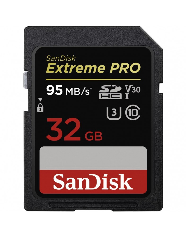  CARTE  SD  32GB SANDISK  EXTREME  PRO U3 4K