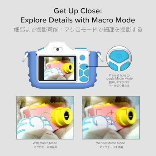 MyFirst Camera 3 - New Kids Mini Camera  12MP HD Video  Selfie Lens  Shockproof Case  MicroSD - Yellow