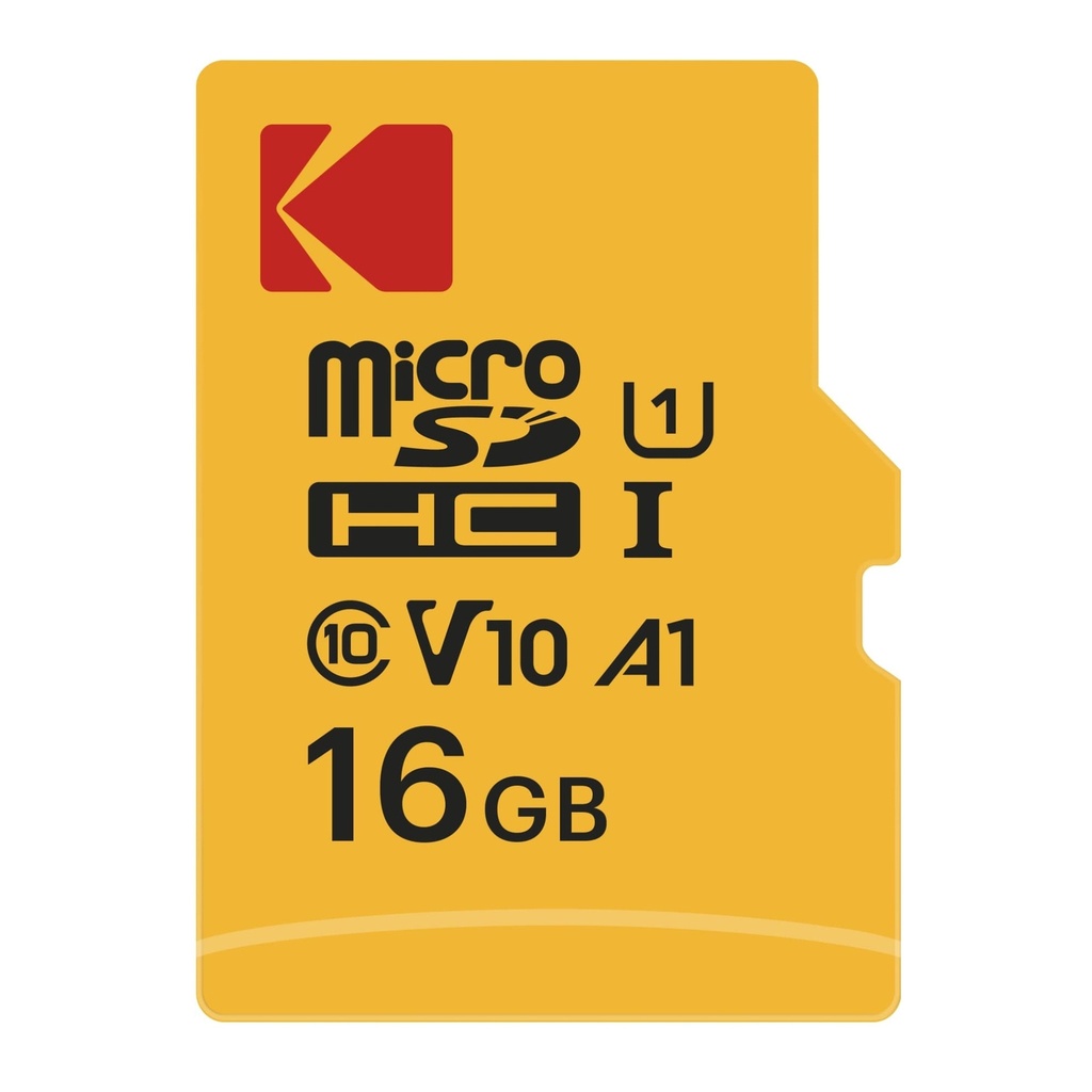 CARTE MICRO SD 16GB UHS-I V10 KODAK 