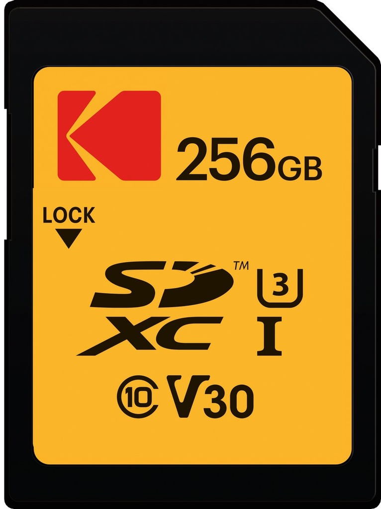 CARTE SD 256GB KODAK V30 