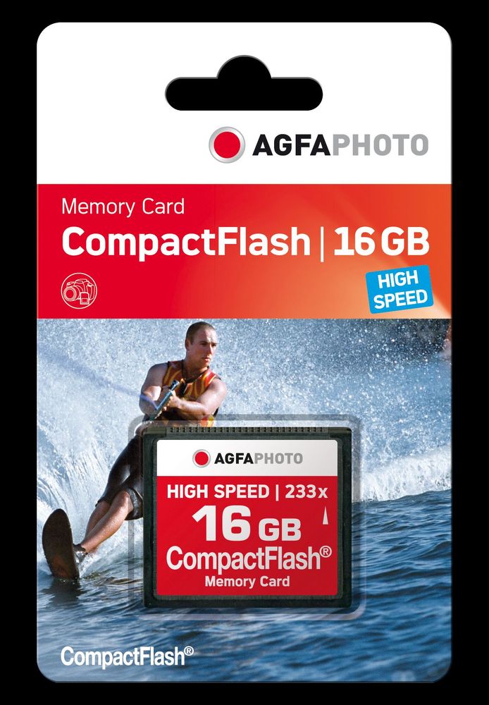 CARTE COMPACT FLASH 16GB AGFAPHOTO 233x