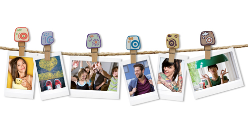INSTAX CAMERA CLIPS EN BOIS