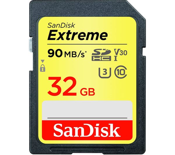 CARTE SD 32gb SANDISK EXTREME 100 MB/S 