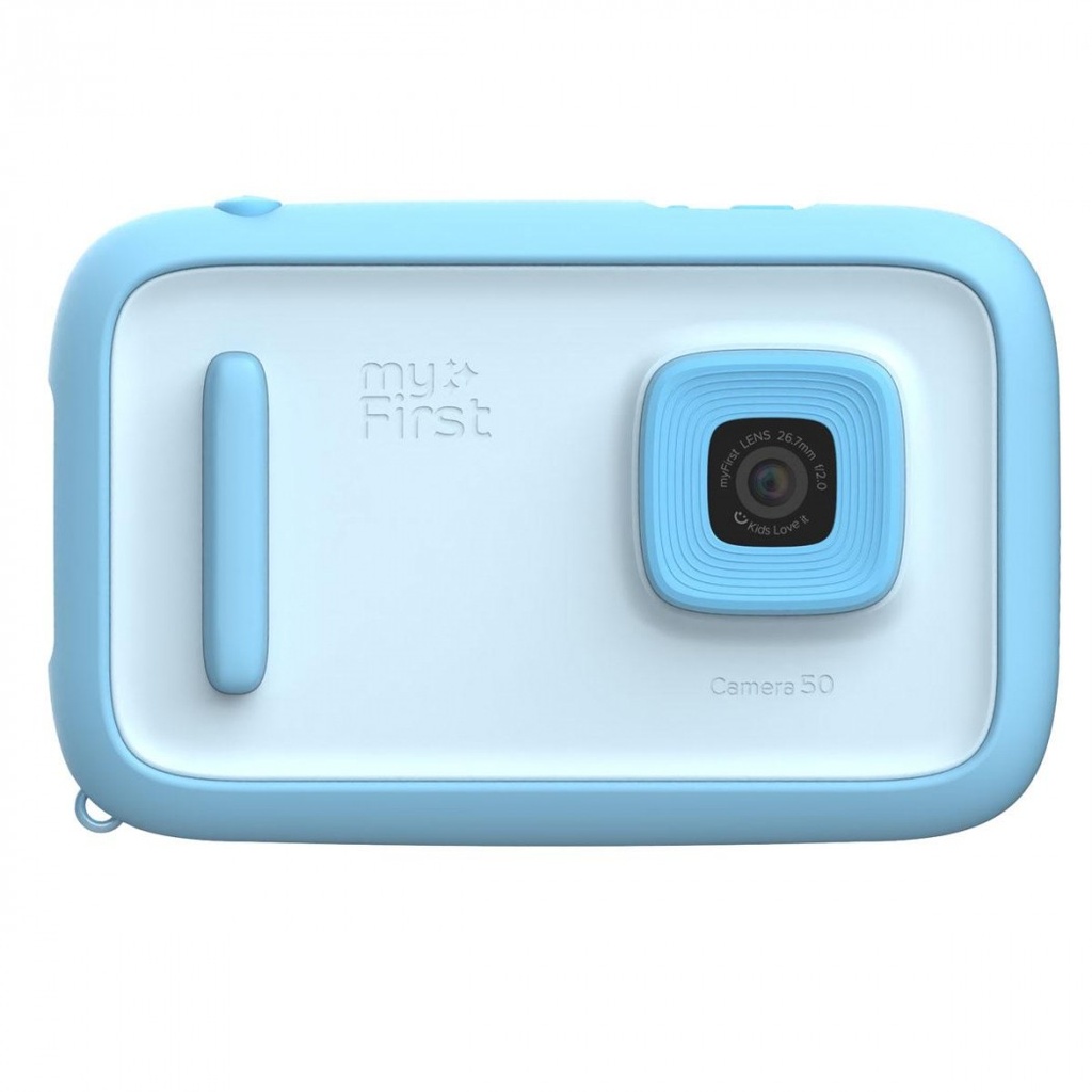 MyFirst Camera 50 - Blue - Kids Digital Camera with AI Editor 20MP Photos 1080P Video