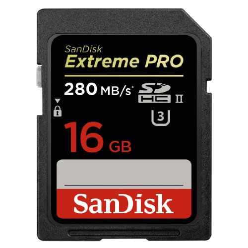 [SDSDXPB-016G-G46] CARTE SD 16gb SANDISK EXTREME PRO 280 MB/S 4K 