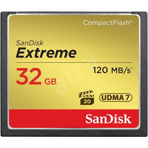 [619659123680] CARTE CF 32GB EXTREME SANDISK READ 120MBS / WRITE 85MBS